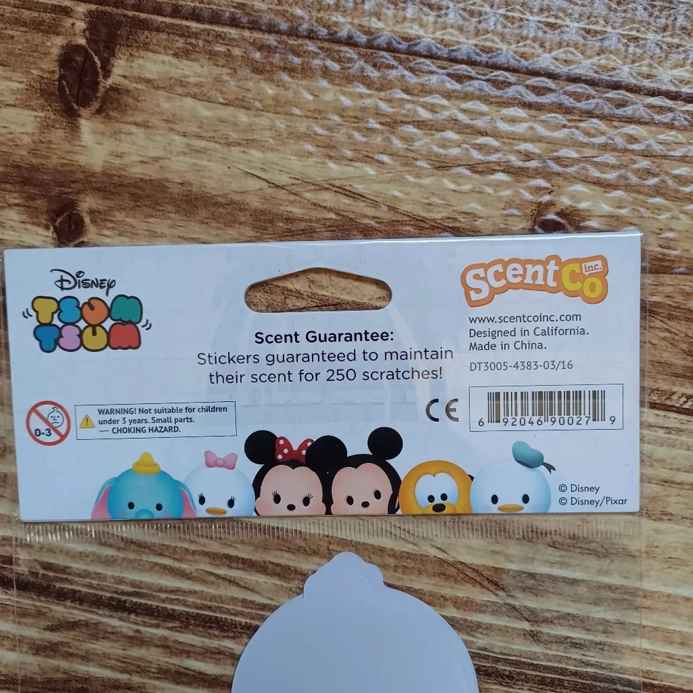 Disney Tsum Tsum Jumbo Stickers Scent Co. Inc Set Mickey Olaf Winnie Pooh Stitch